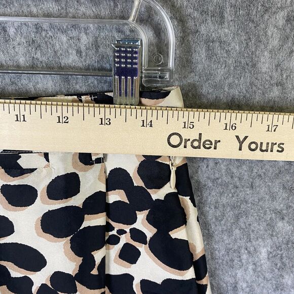 See by Chloe Mini Skirt Size US 4 Multicolor 100% Silk Leopard Animal Print - Picture 2 of 11
